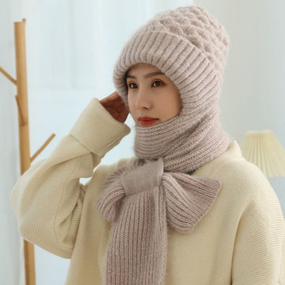 🎄Christmas Sale - 50%OFF🎁Winter Versatile Knitted Hooded Scarf for Women🔥