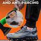 Knob-type anti-slip and anti-puncture 🛠️work safety shoes👟