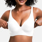 Leopard print Hot Sale🔥10,000+ Sold This Week💕 Jelly Wireless Womens Comfortable Wireless Bras Push Up Bralettes Seamless Tshirts Bras Deep V Everyday Bras
