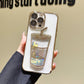 3D mug for iPhone quicksand case gradient glitter case