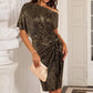 💗Limited-Time Free Ship💗 Women's One Shoulder Sequin Sparkling Party Club Dress