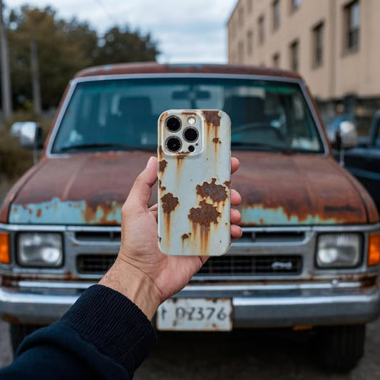 💥Limited time 50% off🔥2025 NEW ARRIVAL 🔩Vintage Rust Hard Case For iPhone🔥