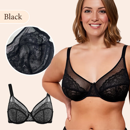 ⏳Limited time 50% discount💥Minimal lace bra with full coverage