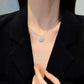 💙 Last Day Promotion 50% Off💙Four Leaf Heart Shape Necklace