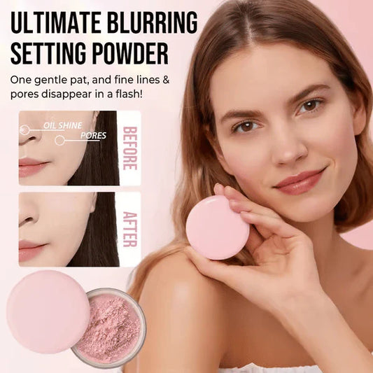 🔥LAST DAY SALE with FREE POWDER PUFF!!🎁Ultimate Blurring Setting Powder Full-Sized🌞Summer essential