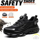 Knob-type anti-slip and anti-puncture 🛠️work safety shoes👟