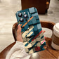 3D Visual Effects Geometric Block Phone Case For iPhone