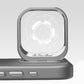 Transparent Drop-Proof Phone Case with Invisible Stand for iPhone 15/14/13/12/11