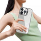 Transparent Drop-Proof Phone Case with Invisible Stand for iPhone 15/14/13/12/11