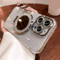 Glitter Clear Protective Phone Case with Kickstand