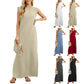 🌟 High-end iron-free! Women's loose slit skirt, free to drape and show temperament~