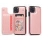 Premium Phone Case With Card Compartment - Shockproof Protection For All Iphone Models