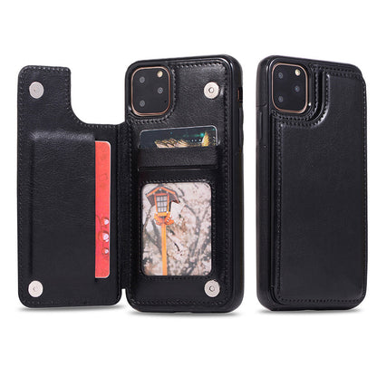 Premium Phone Case With Card Compartment - Shockproof Protection For All Iphone Models