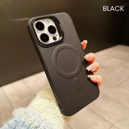 Leather Magnetic Phone Case with Kickstand