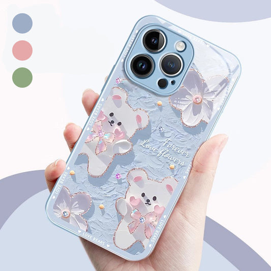 Durable Stylish Adorable Bear Phone Case for iPhone