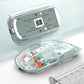🌟Amazing Universal Mouse!🌟Rechargeable Transparent Shell Bluetooth Wireless Mouse