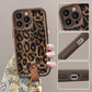 🎅Christmas Specials 🎁🎄Leopard Print Case for iPhone with Lanyard