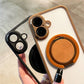 Transparent Magnetic Phone Case with Rotating Stand for iPhone 16-13 Series