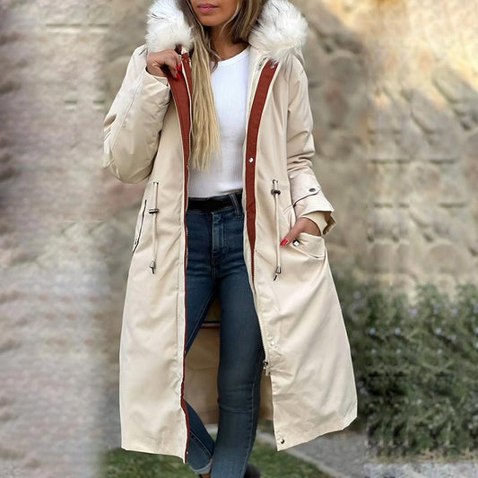 ❄️Winter Specials❄️ Women's Winter Hooded Furry Collar Casual Parka Coat🔥
