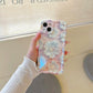Blu-ray Oil Painting Flower Phone Case