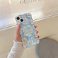 Blu-ray Oil Painting Flower Phone Case