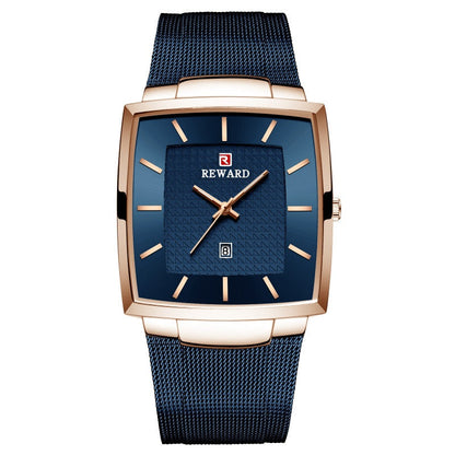 ✨Hot Sale 50% Off🔥Men’s Ultra-thin Square Mesh Belt Quartz Watch