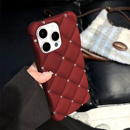 Diamond Pattern Rhinestone Phone Case for iPhone Series