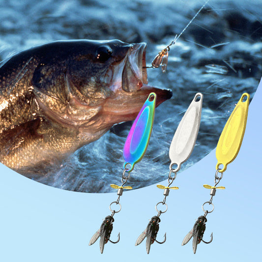 💥 50% OFF 💥🎣Innovative design - metal propeller fly false bait hook💪
