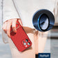 Metallic Invisible Stand Phone Case Cover for iPhone