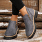 💗Limited-Time Free Ship💗✨Women's Round-Toe Ankle Boots with Side Zipper