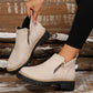 💗Limited-Time Free Ship💗✨Women's Round-Toe Ankle Boots with Side Zipper