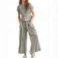 🍂Autumn Sales 50% OFF🔥Women’s Pleated Top & Wide-Leg Pants Set