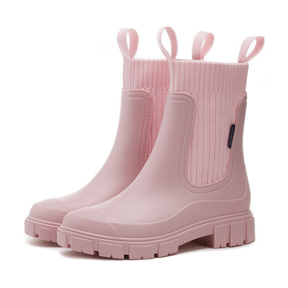 🔥HOT SALE 50% OFF☔️Waterproof Non-Slip Thick Sole Mid-Calf Boots