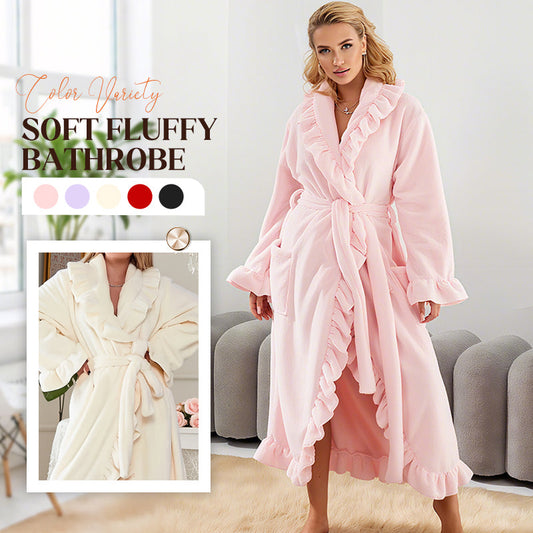 🔥 LAST DAY PROMOTION - 50%OFF 🔥🔥✨Soft Fluffy Bathrobe 🧖♀️ – Skin-Friendly Fabric, Cozy Warmth for Post-Shower