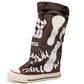 💗LAST DAY - PROMOTION💗 Women's Retro Flat Slouch Mid-Calf Canvas Boots