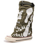 💗LAST DAY - PROMOTION💗 Women's Retro Flat Slouch Mid-Calf Canvas Boots