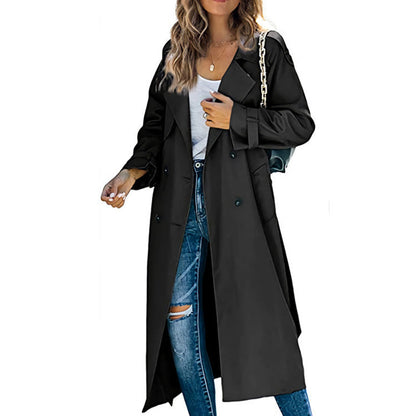 💗LAST DAY - PROMOTION💗Women's Vintage Long Trench Coat🔥