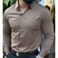 ✨2025 Hot Sale⌛🔥Men's Casual Slim Fit Solid Color Shirt