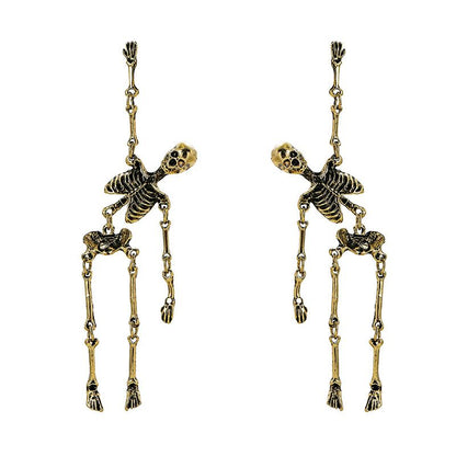 💗LAST DAY - PROMOTION💗Jointed Skeleton Dangle Long Earrings