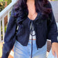 💗Limited Time Free Shipping💗Women’s Casual Knitted Drawstring Open Front Coat