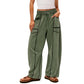 💗LAST DAY - PROMOTION💗Women's Casual Loose Drawstring Wide-Leg Pants