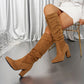🔥 LAST DAY PROMOTION - 50%OFF 🔥Women’s Stylish Solid Color High Heel Boots