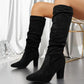 🔥 LAST DAY PROMOTION - 50%OFF 🔥Women’s Stylish Solid Color High Heel Boots
