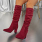 🔥 LAST DAY PROMOTION - 50%OFF 🔥Women’s Stylish Solid Color High Heel Boots