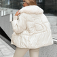Fashion Padded Coat with Faux Fur Collar【FREE SHIPPING】
