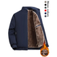 🔥Limited-Time Free Ship🔥Men's Solid Color Zip Up Warm Jacket -💪Anti-wrinkle, windproof, rainproof and snowproof!