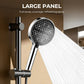 🔥Limited-Time Free Ship🔥🚿 High-Pressure Adjustable Rainfall Shower Head – 360° Tilt, Easy Clean Surface, Compatibility with Standard Shower Hoses 💧