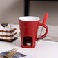 🍫Ceramic Chocolate Fondue Mug