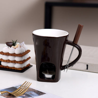 🍫Ceramic Chocolate Fondue Mug