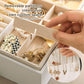 🔥 LAST DAY PROMOTION - 50%OFF 🔥Large Capacity PU Leather Earrings & Necklace Organizer with Lock